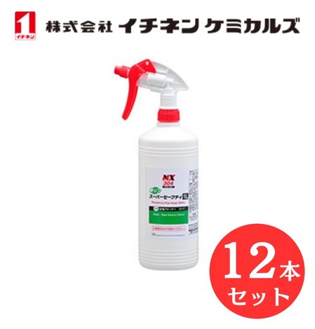 【入数：12】 イチネン ケミカルズ 000304 無リンスーパーセーフティ　1Ｌ 中性 水性 クリーナー