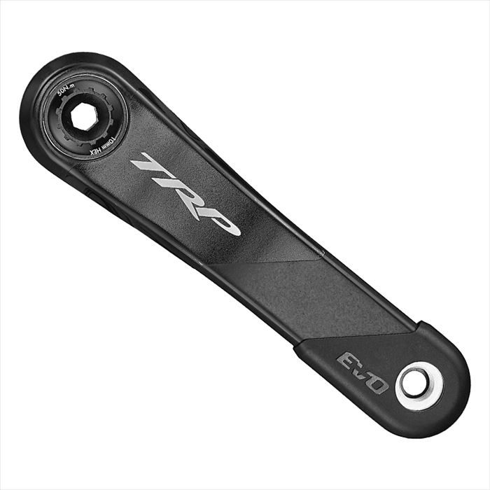 TRP(ティーアールピー) 【4717592038606】 154648000 TR EVO Carbon Crank170mm 68/73 ブラックシルバー｜GLOBAL MOTO