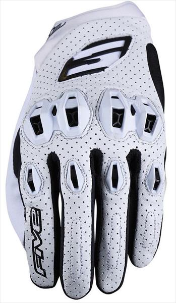 FIVE ファイブ 3841300107320 STUNT EVO2 LEATHER : WHITE M グローブ バイク用