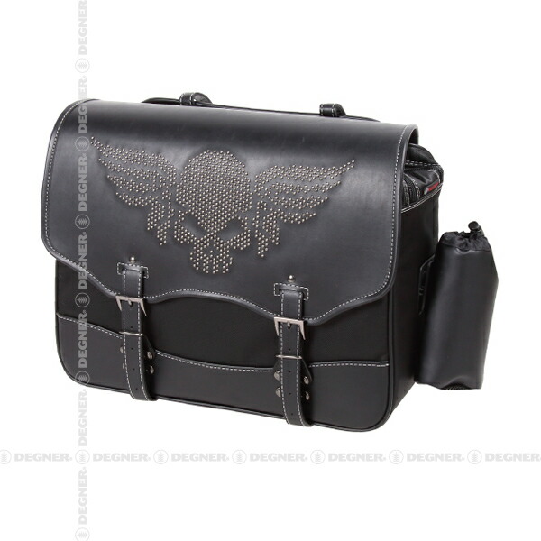 【4524486077340】 NB-156 ナイロンサドルバッグ　ブラック　17L デグナー(DEGNER)