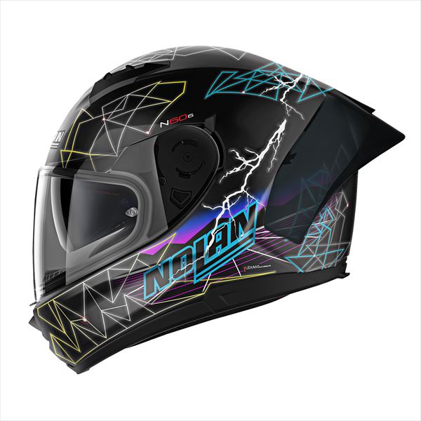 NOLAN(ノーラン) 【4909449632000】 45591 バイク用 ヘルメット フルフェイス N60-6 SPORT RAINDANCE(ブラック/26) Sサイズ(55-56cm) 45591