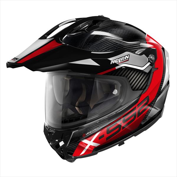 NOLAN(ノーラン) 【4909449631638】 45766 バイク用 ヘルメット オフロード Xシリーズ X-552 ウルトラカーボン DINAMO(レッド/22) Lサイズ(59-60cm) 45766