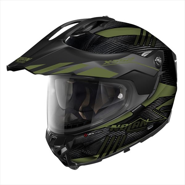 NOLAN(ノーラン) 【4909449630693】 45776 バイク用 ヘルメット オフロード Xシリーズ X-552 ウルトラカーボン WINGSUIT(ダークグリーン/27) Mサイズ(57-58cm) 45776