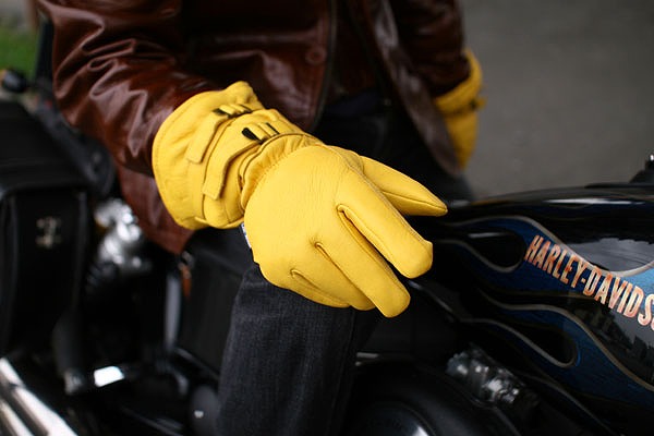 【デグナー(DEGNER)】 WL235W ウィンターグローブ　ブラック・タン　S・M・L・XL