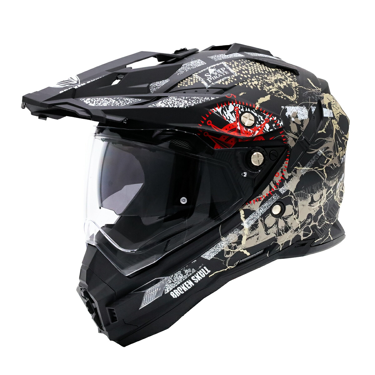 VOiD製ダブルシールド搭載オフロードヘルメットTX-27 y.o VOID オフロード TX-27 – はとやオンライン | バイク用品通販