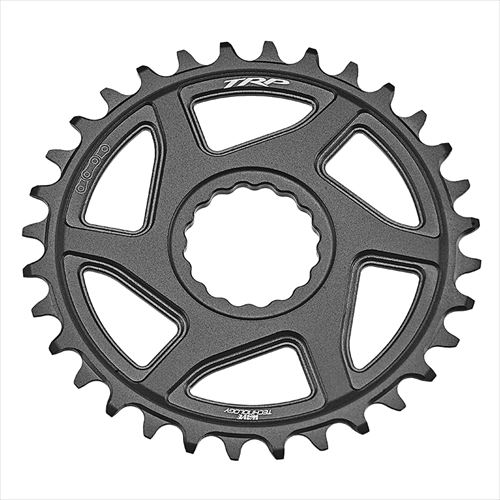 TRP(ティーアールピー) 【4717592038682】 154636000 EVO 12 CHAINRING 12スピード対応チェーンリング サンドブラステッドブラック/スペースグレー 30T|GLOBAL MOTO
