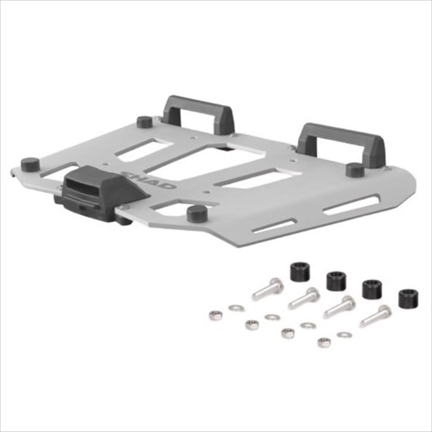 ホンダ(HONDA) 【8430358670990】 アルミ製ベースプレートL シルバー TR37/TR48/TR50/TR55/SH48/SH58X/SH59X トップケース トップボックス アクセサリー 積載 ツーリング