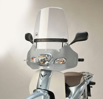 旭精器 旭風防 AF Wシールド アフカブ50 / 110 スーパーカブ 50(NBC)(JBH-AA04) スーパーカブ 110(NBC)(EBJ-JA10) SPC-03 風防 軽減 ウインドシールド アフ ホンダ社外品|GLOBAL MOTO