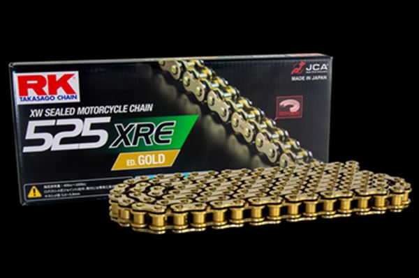 RK(アールケージャパン) 【4935531346852】 RK525XRE-ED-GOLD-110L　ドライブチェーン　ゴールド