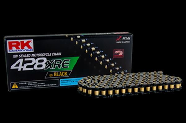 RK(アールケージャパン) 【4935531347040】 RK428XRE-ED-BLACK120L　ドライブチェーン　ブラック
