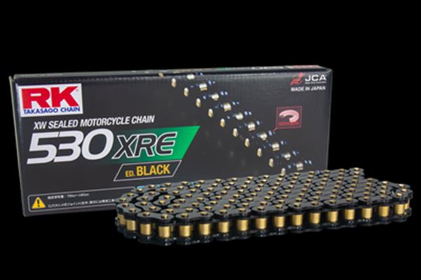 RK(アールケージャパン) 【4935531347774】 RK530XRE-ED-BLACK130L　ドライブチェーン　ブラック