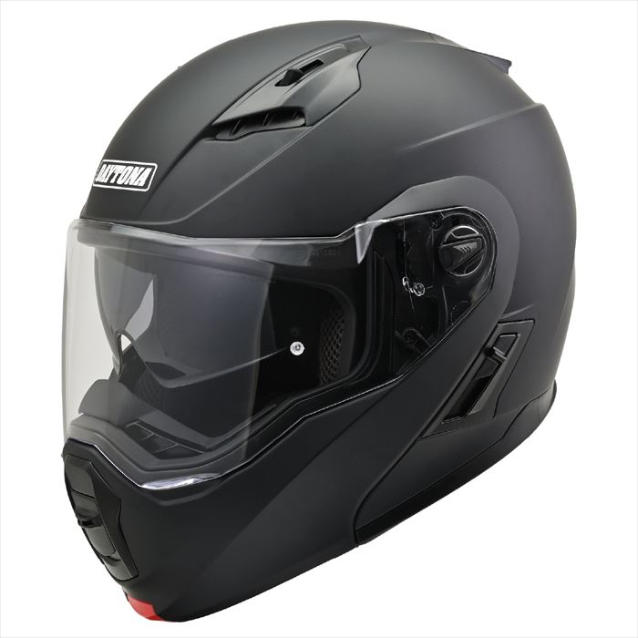 DAYTONA(デイトナ) 【4909449635049】 46535 バイク用 ヘルメット フルフェイス SG規格 ABS+PC フリップアップ ピンロックシート付属 インナーバイザー / スピーカーホール 装備 DN-004LT マットブラック Lサイズ(59-60cm) 46535｜GLOBAL MOTO