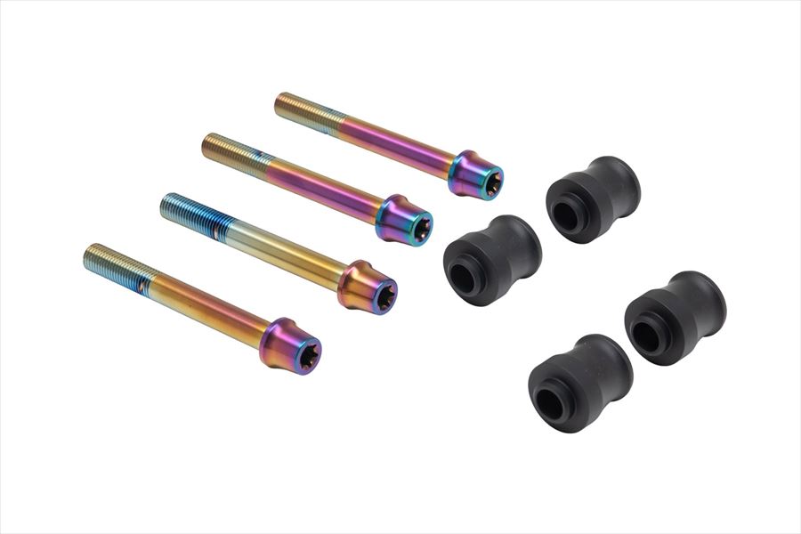プロト 【4550255891534】 オフセットカラーマウントボルトセット 適合キャリパーA テーパーキャップ チタン色 Z900RS/CAFE 18-26 φ320(オーバーサイズ)