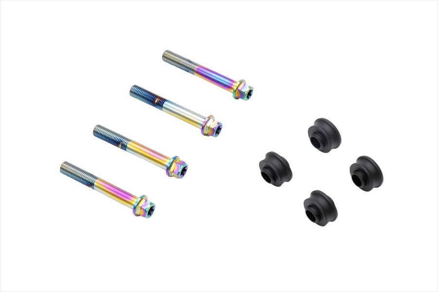 プロト 【4550255892227】 オフセットカラーマウントボルトセット 適合キャリパーA フランジ六角 チタン色 TRACER9 GT 21-23 φ298（ノーマル）