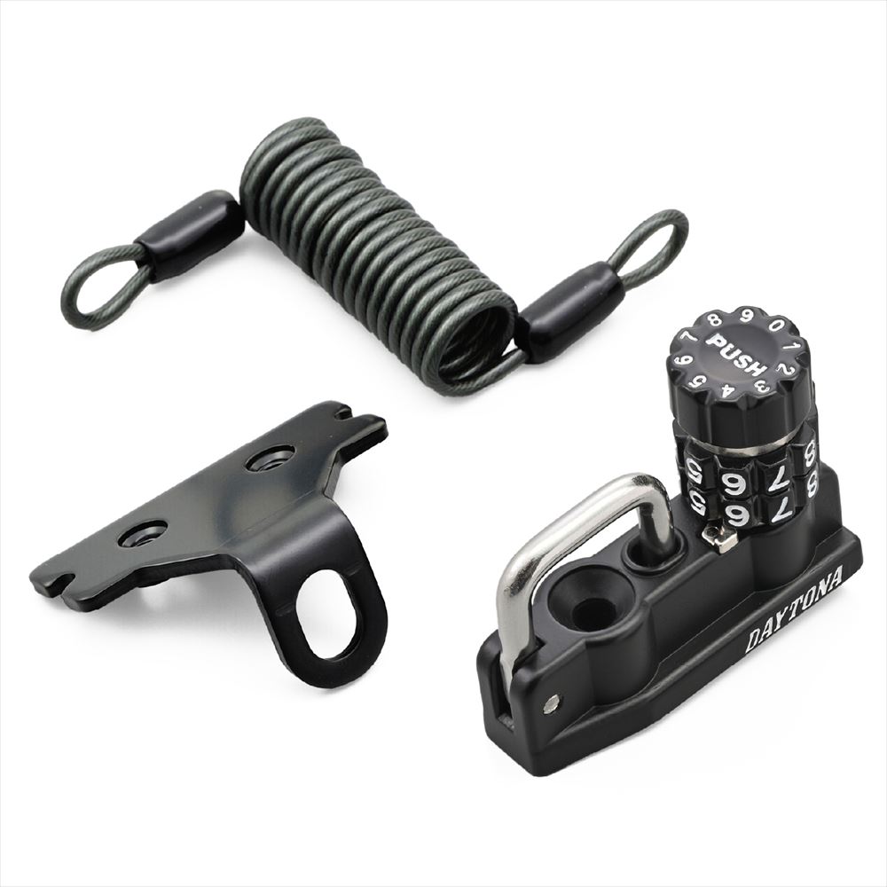 ナナさん専用 Amazon | デイトナ(Daytona) バイク用 ヘルメットロック ミラー用(M10