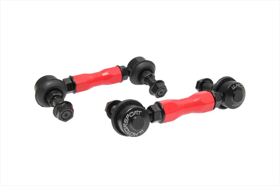 アイエルモータースポーツ 【4550646202338】 スタビライザーリンク 全長調整式 左右セット レッド ND5RC/NDERC/ND5RE/NDERE