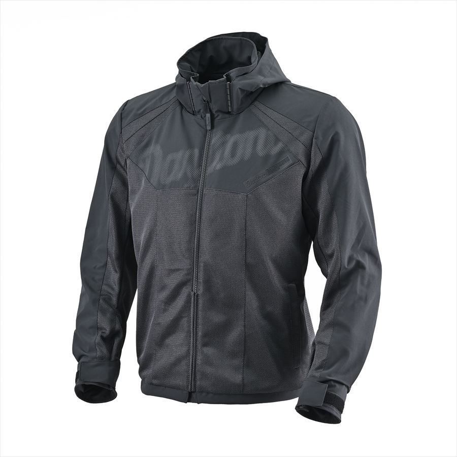 DAYTONA(デイトナ) 【4909449648636】 49727 バイク用 ジャケット 春夏 CE規格 ソフトプロテクター付属 ストレッチ メッシュ ストリートデュアルパーカー DJ-023 ブラック Mサイズ 49727