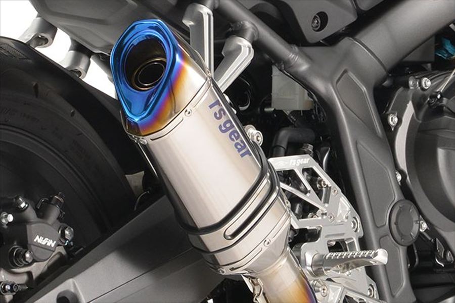 アールズ・ギア 0SS-YF-GH58T1ST GPスペック フルエキゾースト マフラー シングル チタンポリッシュ CB650R / CBR650R E-Clutch