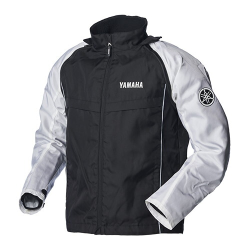 Y'S GEAR YAMAHA 90792-AE40M RY1001 2Wayジャケット ブラック/ホワイト Mサイズ 3シーズンライディングジャケット ソフトプロテクター 安全性 耐摩擦性 YAMAHAロゴ入り