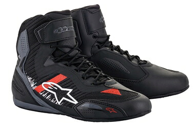 アルパインスターズ 【8059175337277】 FASTER-3 RIDEKNIT SHOE [1165 BLACK GRAY BRIGHT RED] 8 2510319　8/25.5cm