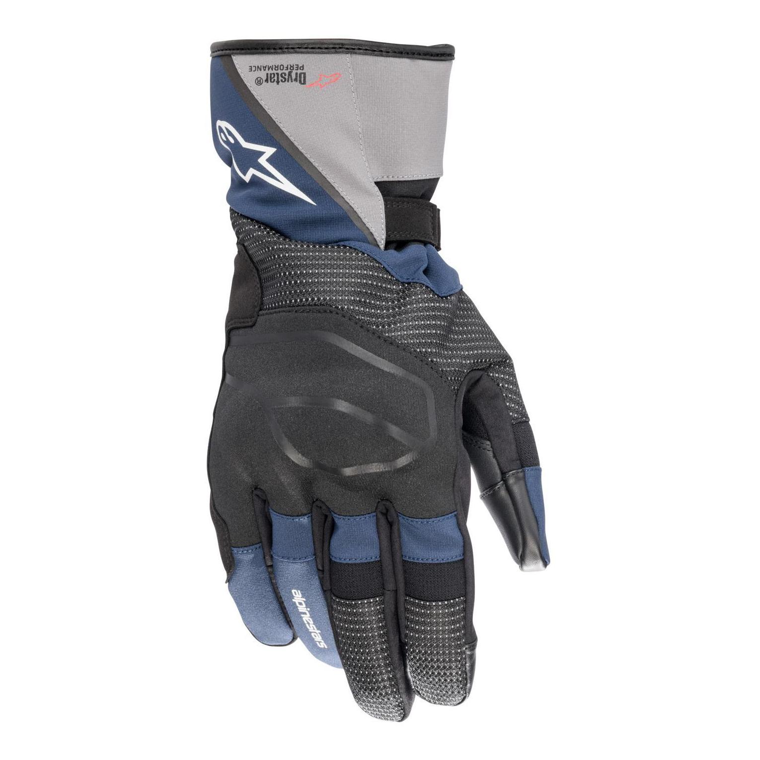 アルパインスターズ 【8059347053585】 ANDES v3 DRYSTAR GLOVE [1267 BLACK DARK BLUE] Mサイズ 3527521｜GLOBAL MOTO