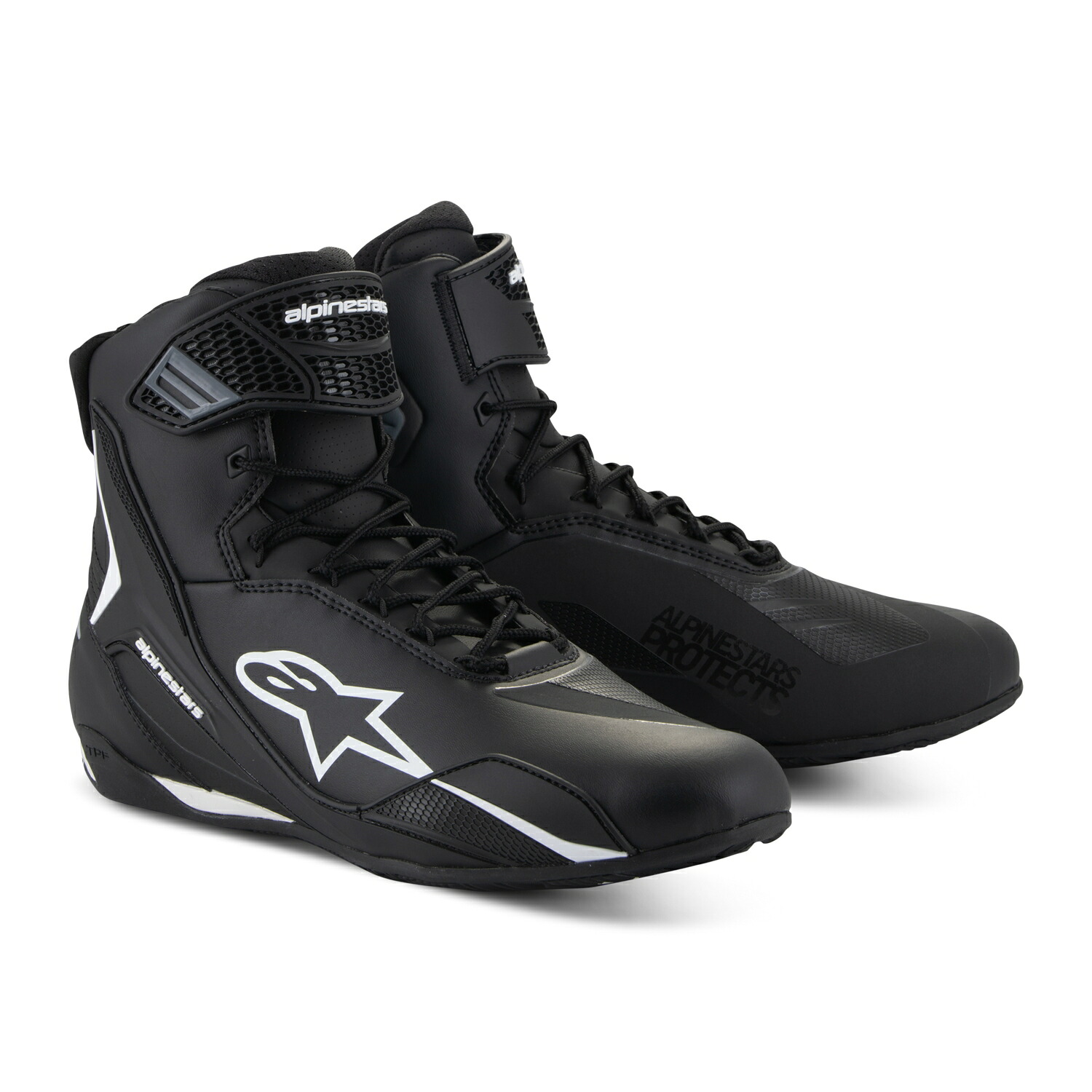 アルパインスターズ 【8059347532547】 FASTER-4 SHOE : 12 BLACK WHITE : 8.5/26.0cm