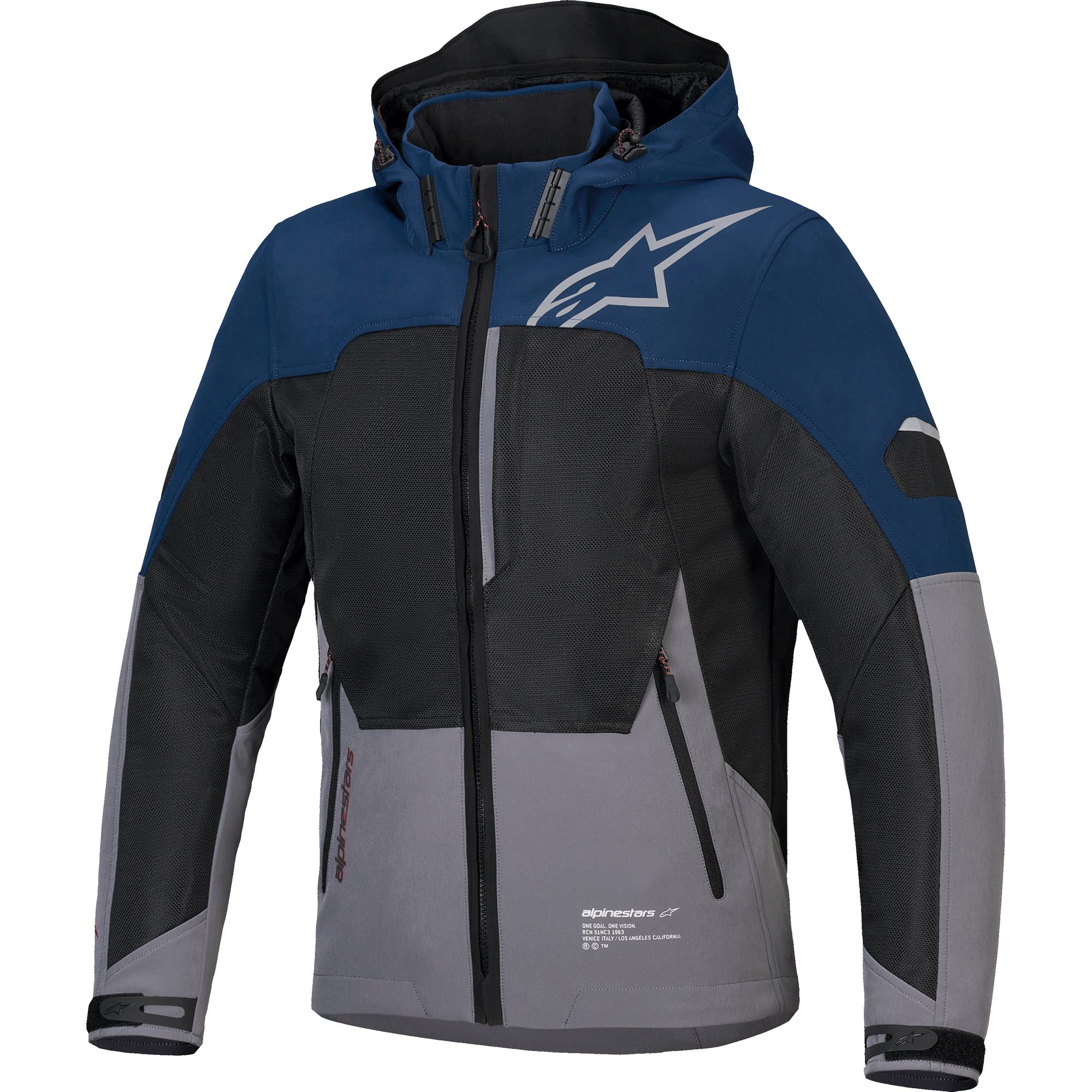 アルパインスターズ 【8059347599373】 CREW PARKA AIR ASIA : 7231 DARK BLUE DARK GRAY : XL