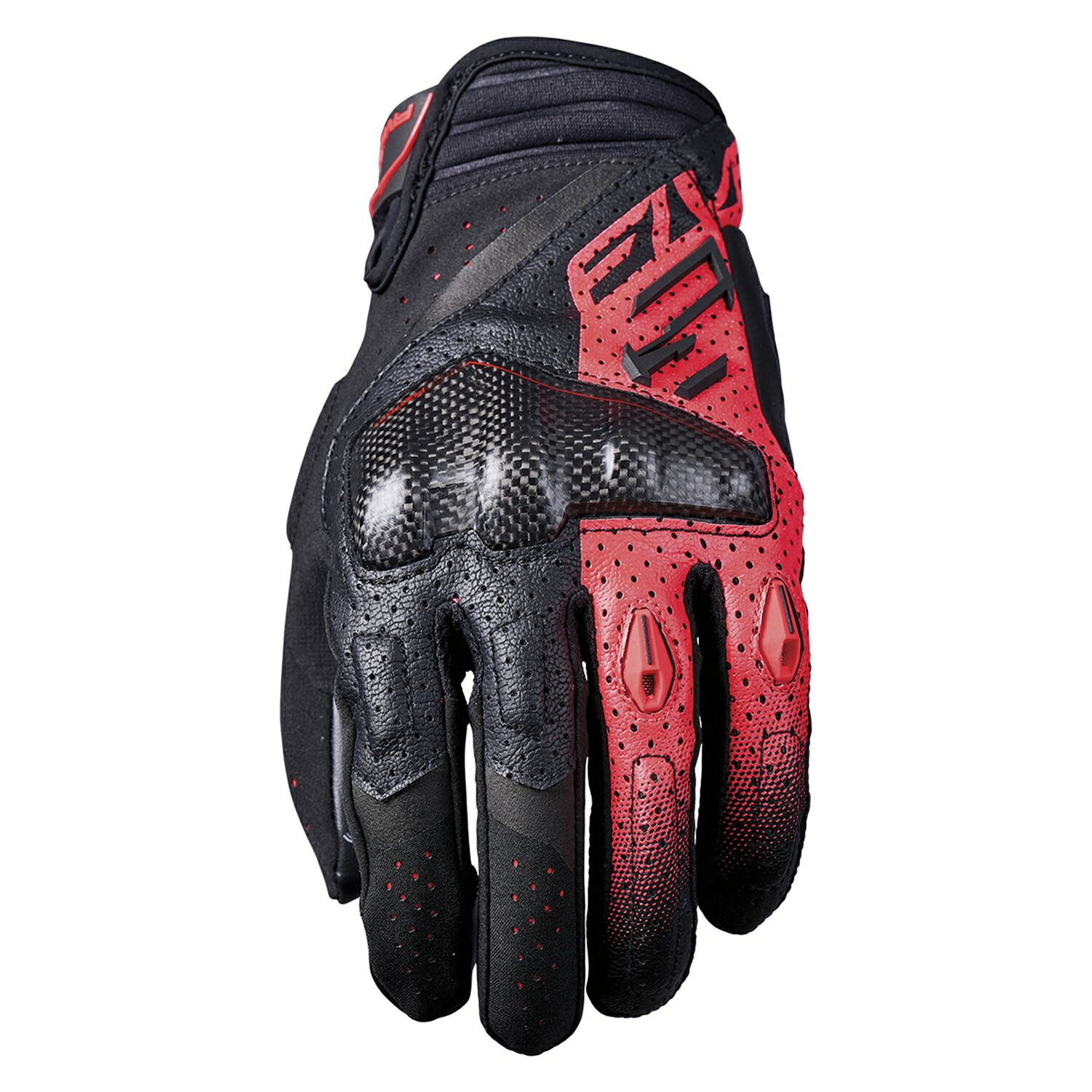 FIVE ファイブ 【3841300116377】 RSC EVO：BLACK FLUO RED XL グローブ