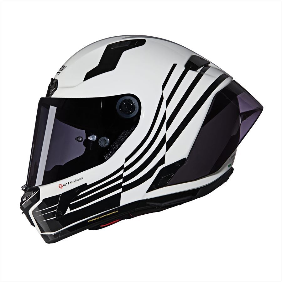 NOLAN(ノーラン) 【4909449649657】 49824 Xシリーズ X-804RS ウルトラカーボン ALA(WHITE/344) Lサイズ(59-60cm) 49824 DAYTONA(デイトナ) ヘルメット フルフェイス
