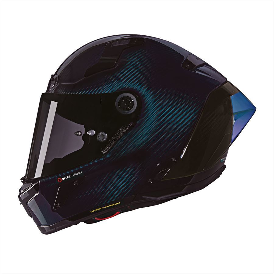 NOLAN(ノーラン) 【4909449650523】 49849 Xシリーズ X-804RS ウルトラカーボン LIQUIDO(BLUE/328) XLサイズ(61-62cm) 49849 DAYTONA(デイトナ) ヘルメット フルフェイス｜GLOBAL MOTO