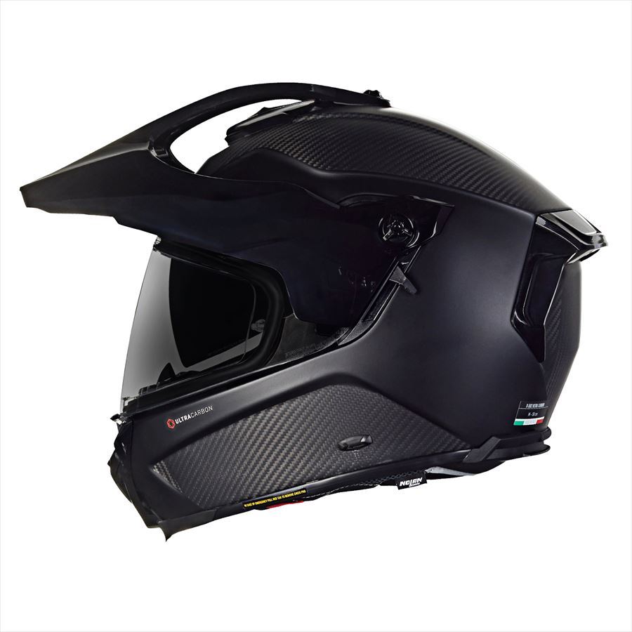 NOLAN(ノーラン) 【4909449650165】 60381 Xシリーズ X-552 ウルトラカーボン TRIPLONERO(FLATBLACK CARBON/323) XLサイズ(61-62cm) 60381 DAYTONA(デイトナ) ヘルメット オフロード