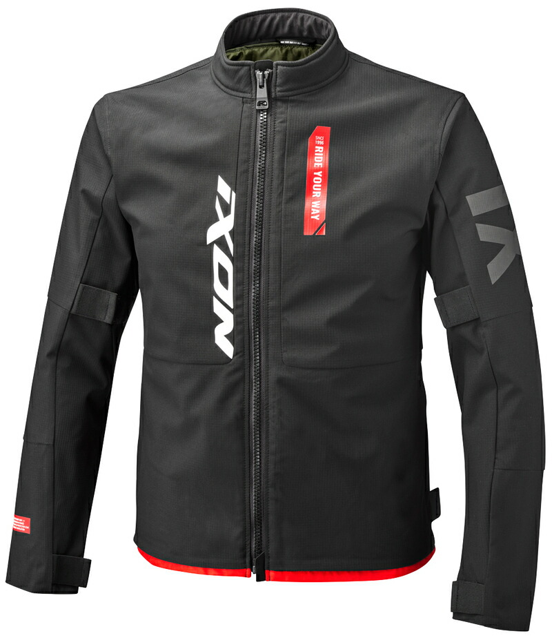 IXON（イクソン） 【3661615748533】 M-COMBAT WR A (BLACK/RED/WHITE) 3XLサイズ ブラック/レッド/ホワイト