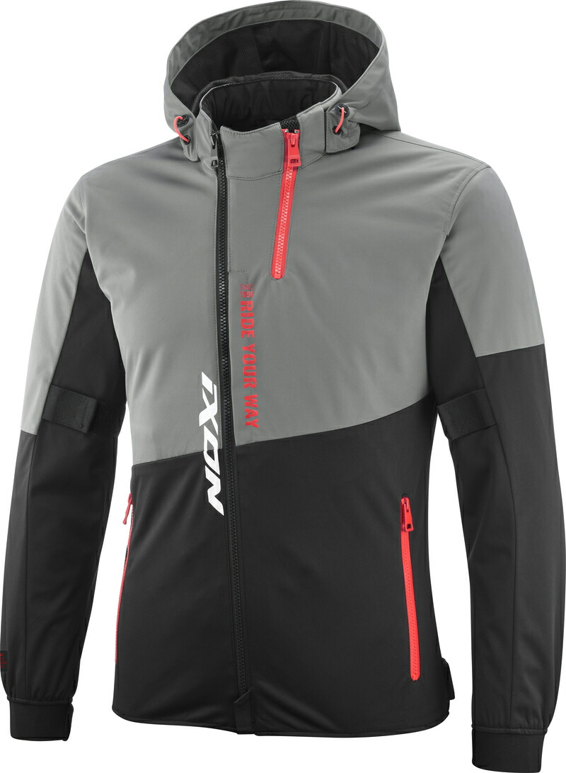 IXON（イクソン） 【3661615774396】 M-BILMA WR A (GREY/BLACK/BRIGHT RED) Lサイズ グレー／ブラック／ブライトレッド