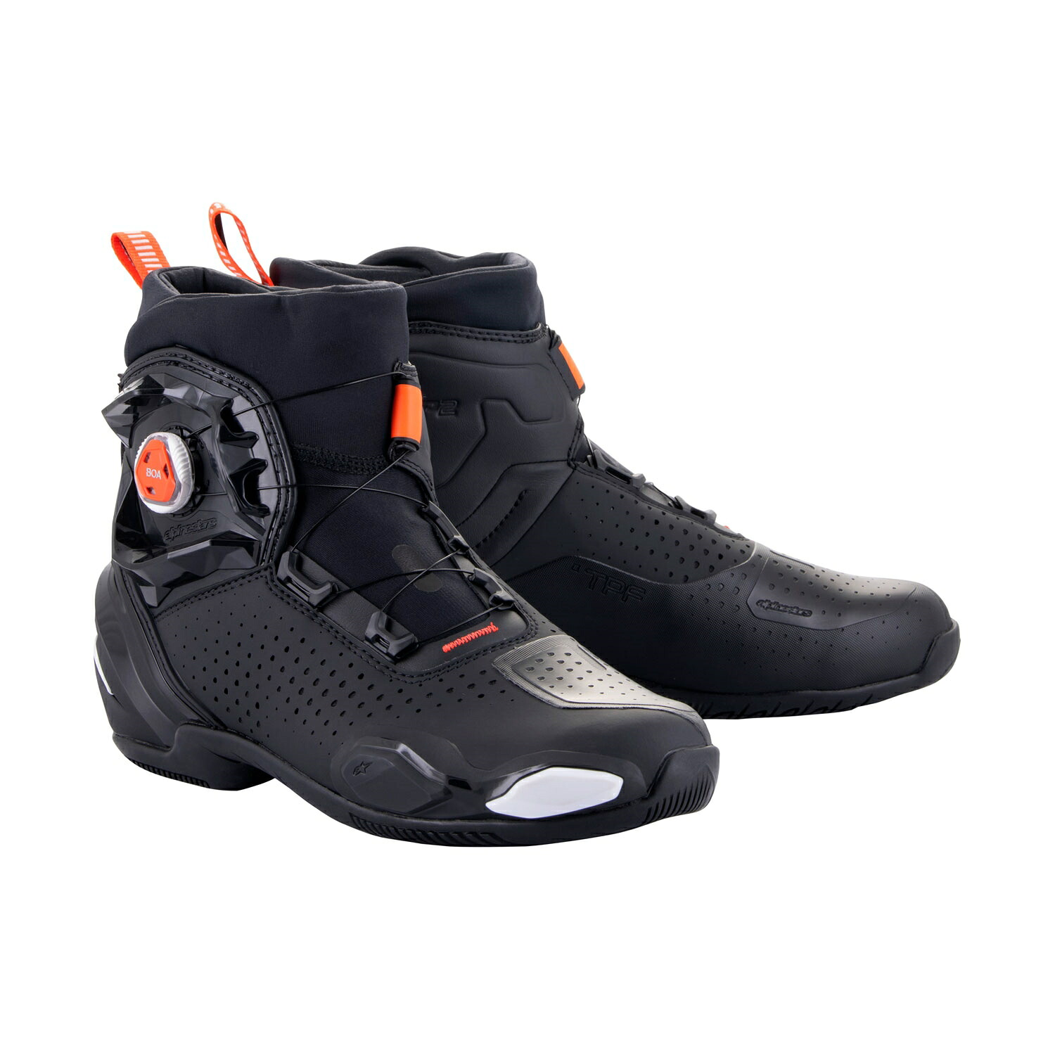 アルパインスターズ 【8059347010977】 SP-2 SHOE [1231 BLACK WHITE RED FLUO] 39/25.0cm 2511622｜GLOBAL MOTO