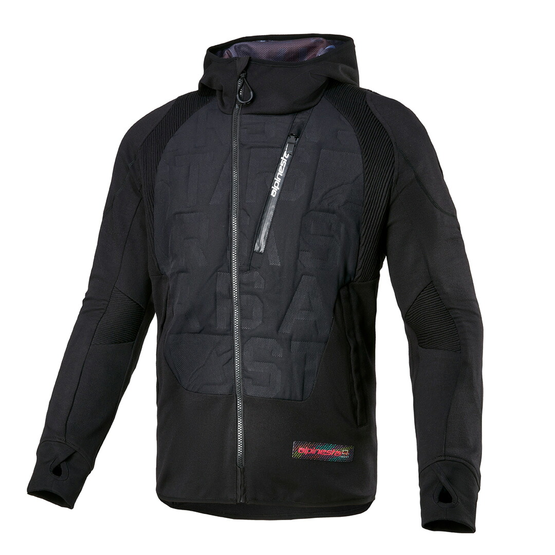 アルパインスターズ 【8059347271187】 MO.ST.EQ HYBRID HOODED JACKET 10 BLACK 2XL 4201824