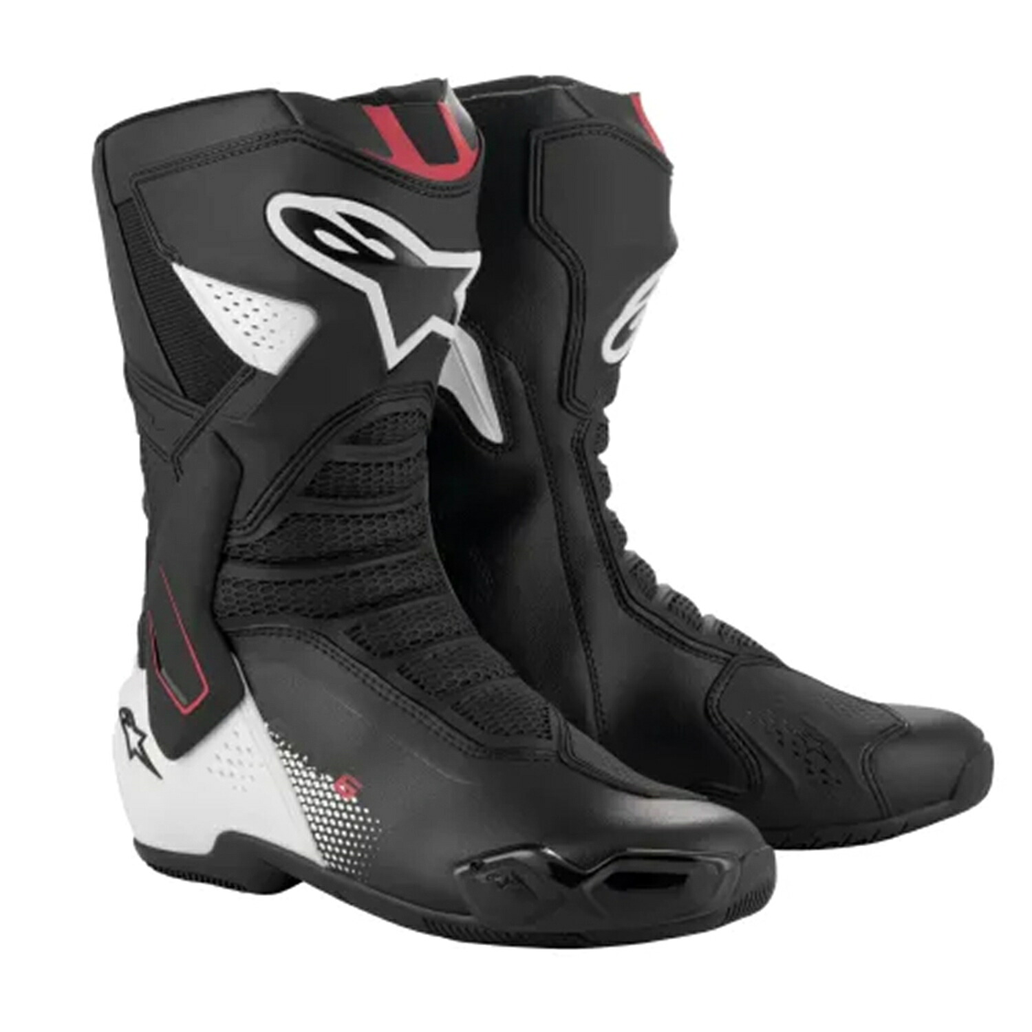 アルパインスターズ 【8059347396163】 SMX-6 v3 BOOT:BLACK WHITE RED GRAPHIC 42 42/26.5cm