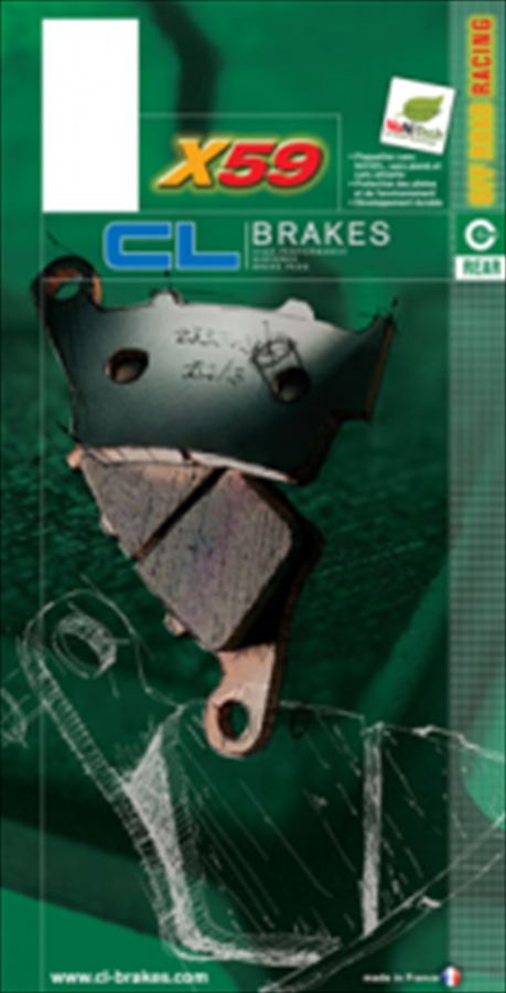 XAM(ザム・ジャパン) 【4528388006392】 1078-X59 CL ブレーキパッド　OFF-ROAD RACING FOR RACE オフロード向け　リア専用