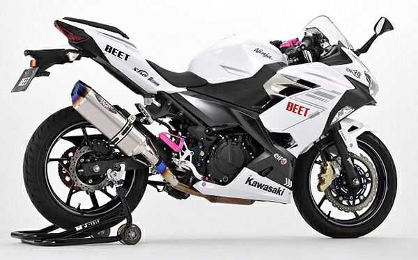 BEET(ビート) 【4582346469674】 ナサートEvo TYPEIIスリップオン TI／MB Ninja400 18-23｜GLOBAL MOTO