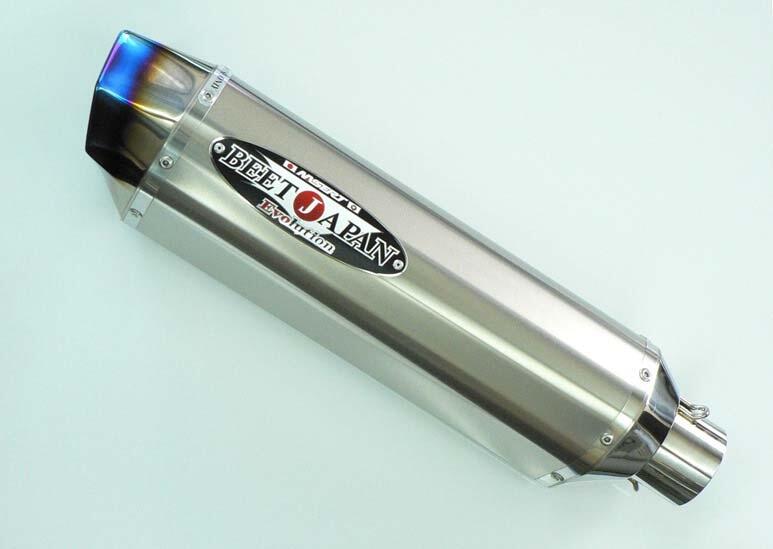 BEET(ビート) 【4582346473282】 R-Evo TypeII 汎用 メタルブラックサイレンサー 350(R)|GLOBAL MOTO