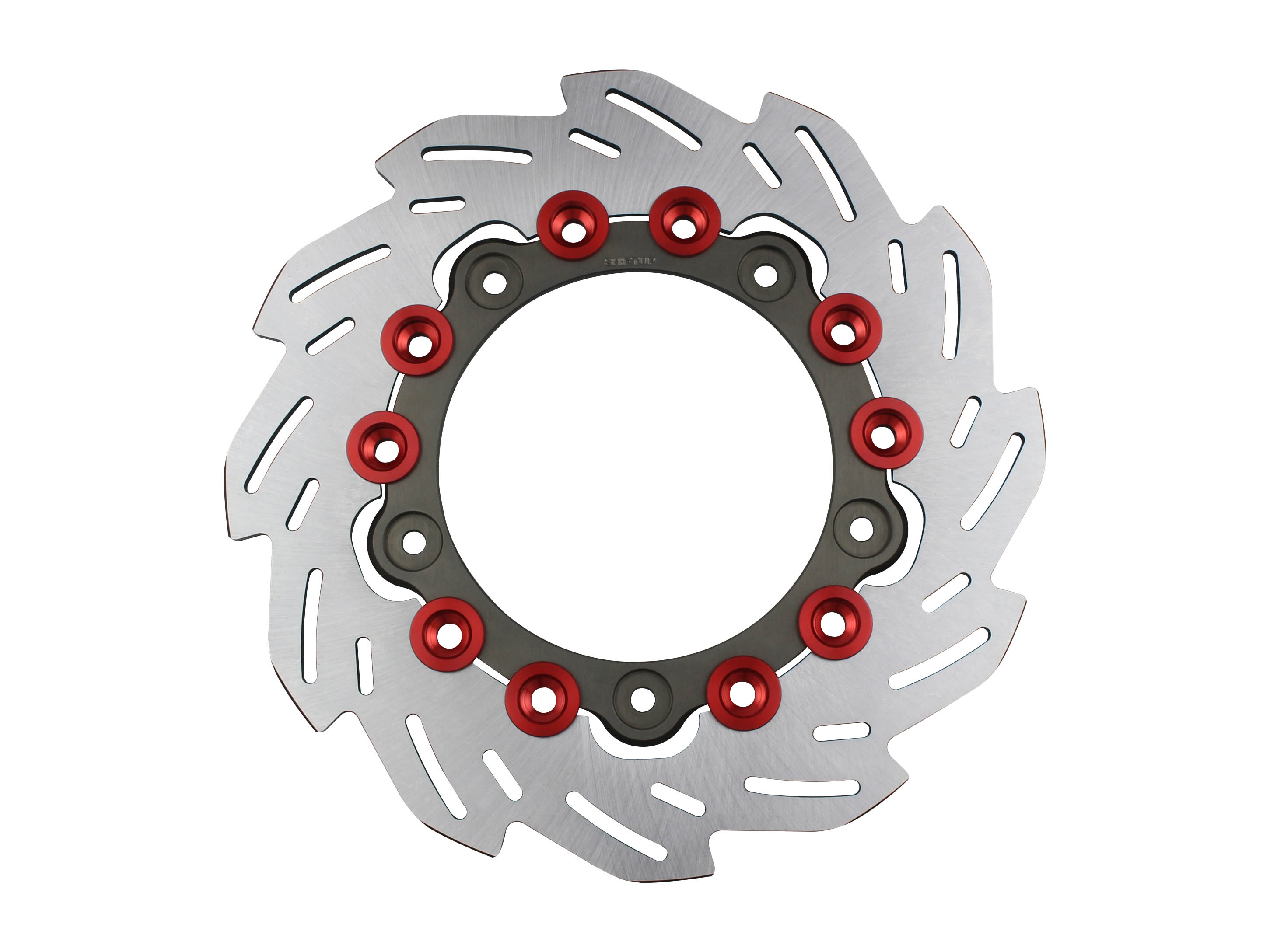 SHIFTUP(シフトアップ) 【4580425074122】 フロントウェーブディスクローター220mm (純正サイズ） インナー:SMOKE TITTAN/ピン:RED｜GLOBAL MOTO