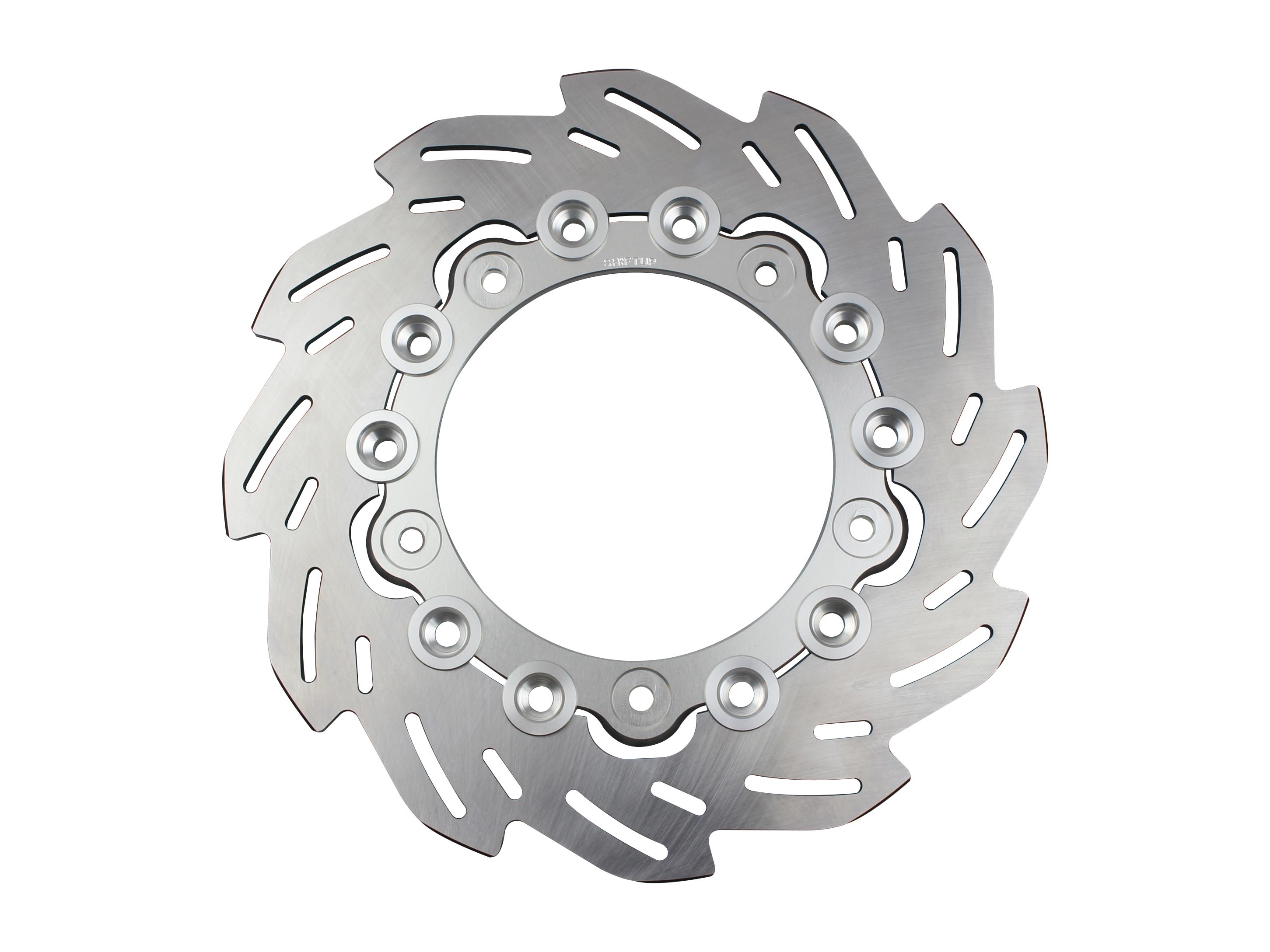 SHIFTUP(シフトアップ) 【4580425074382】 フロントウェーブディスクローター220mm (純正サイズ） インナー:SILVER/ピン:SILVER