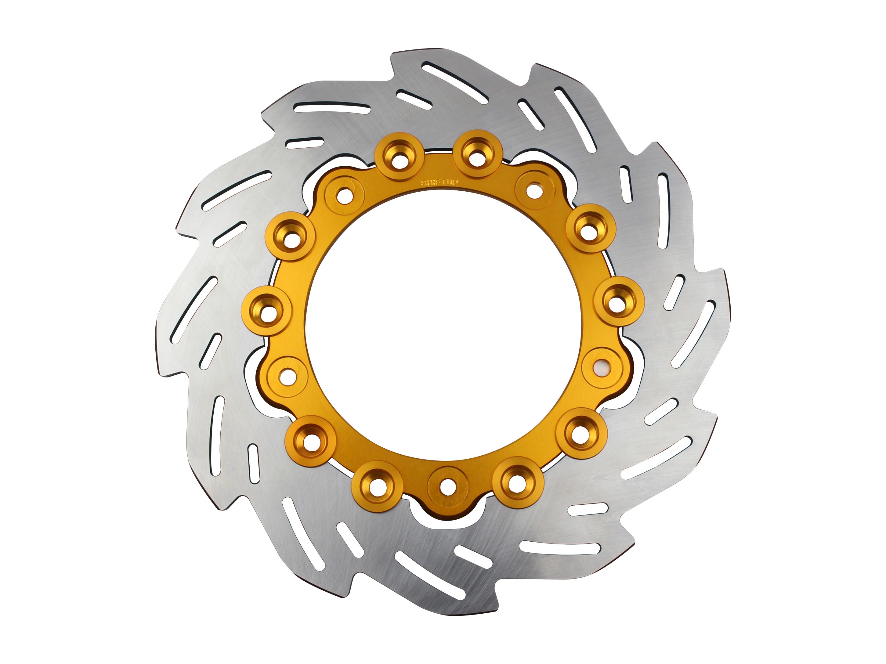 SHIFTUP(シフトアップ) 【4580425075532】 フロントウェーブディスクローター220mm (純正サイズ） インナー:GOLD/ピン:GOLD｜GLOBAL MOTO