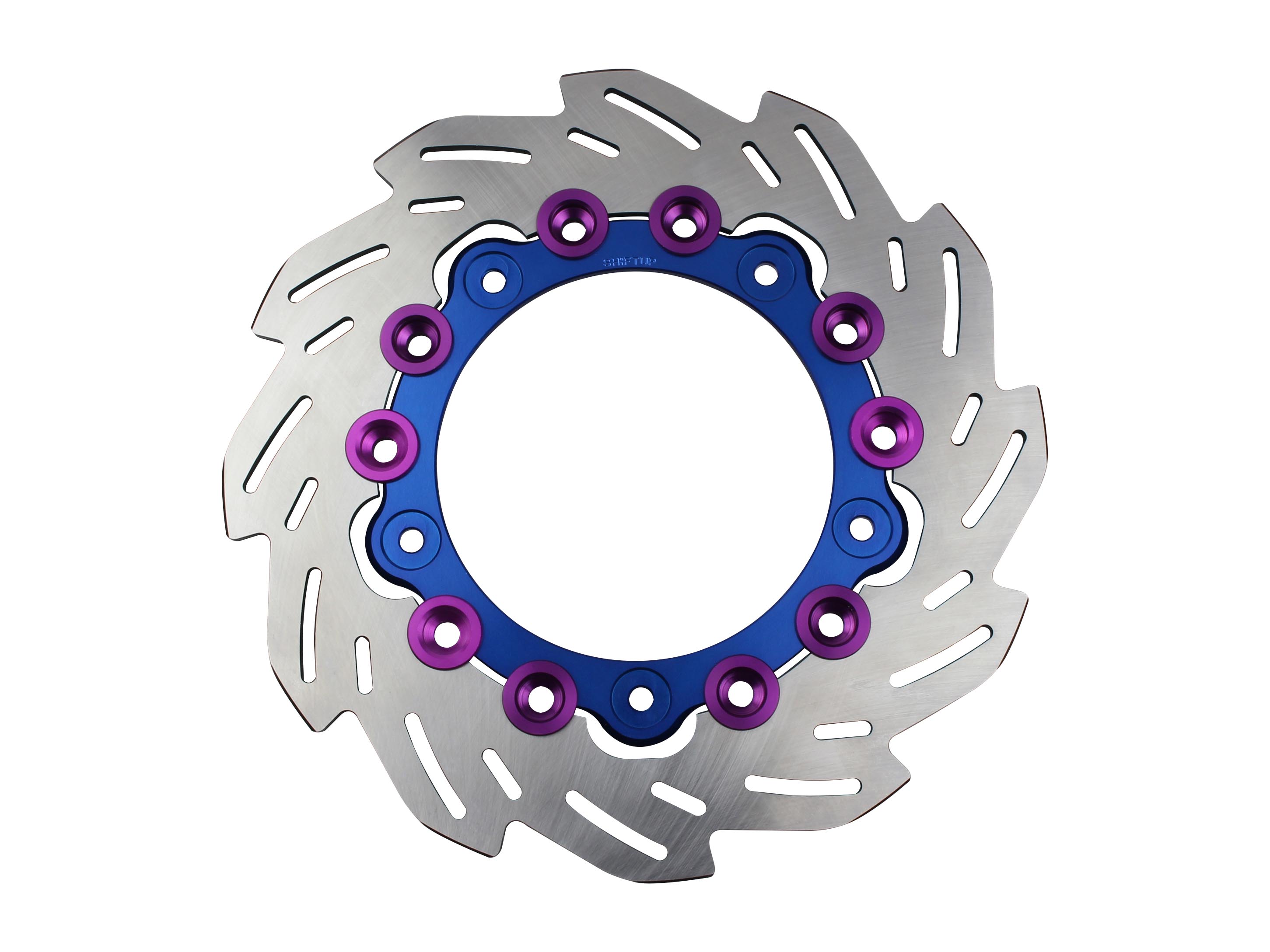SHIFTUP(シフトアップ) 【4580425077444】 フロントウェーブディスクローター220mm (純正サイズ） インナー:BLUE/ピン:B-BERRY