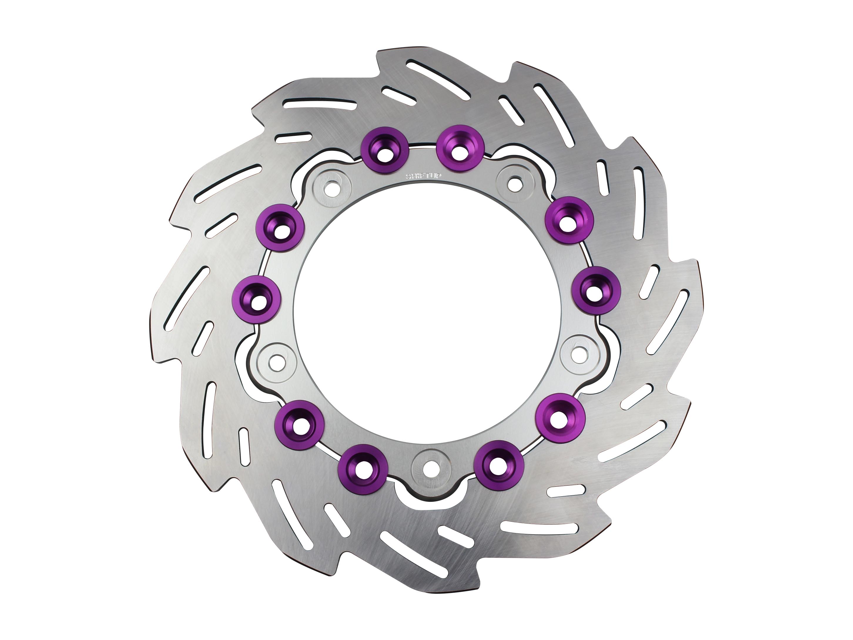 SHIFTUP(シフトアップ) 【4580425077468】 フロントウェーブディスクローター220mm (純正サイズ） インナー:SILVER/ピン:B-BERRY｜GLOBAL MOTO 17,166円