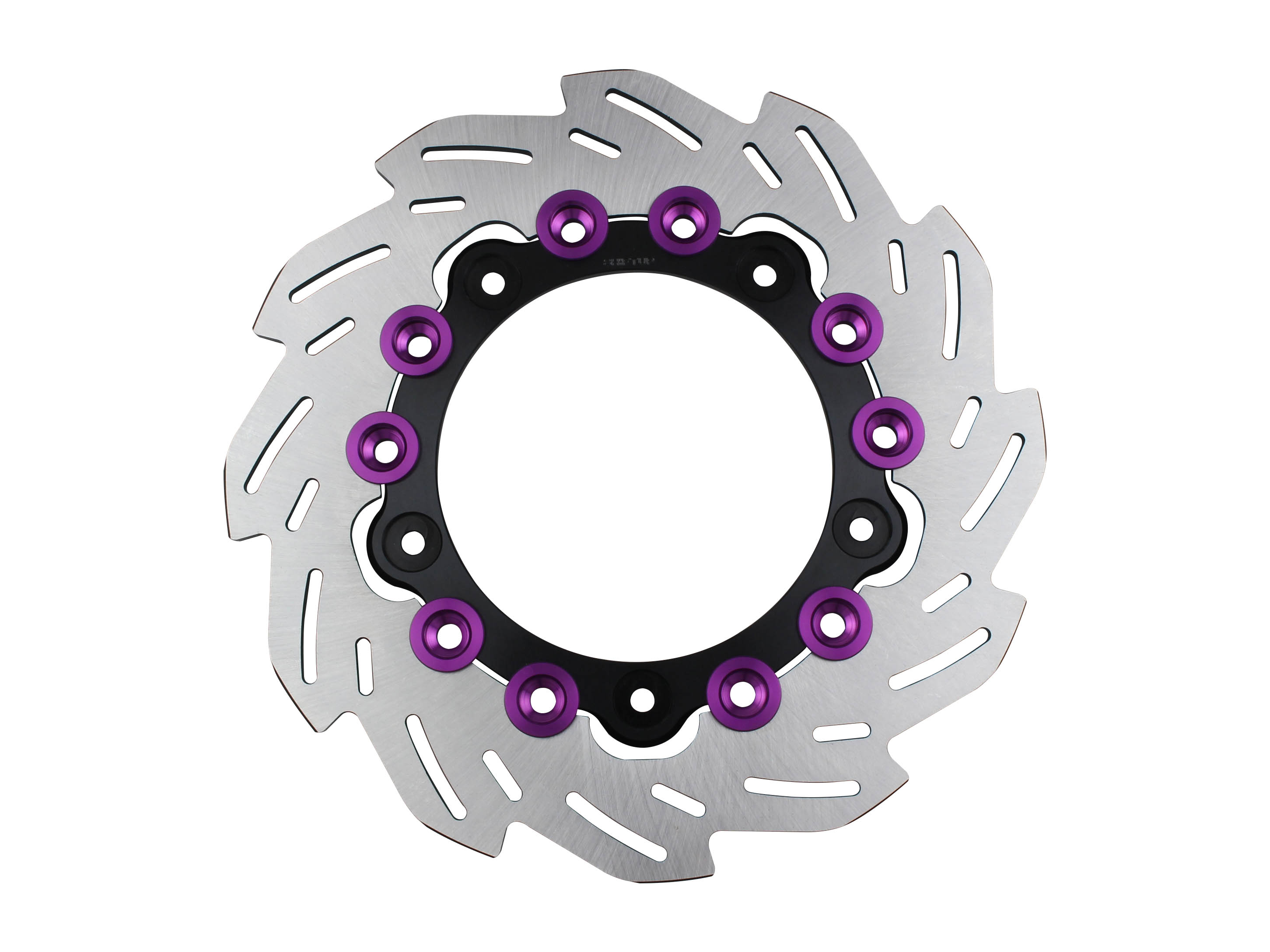 SHIFTUP(シフトアップ) 【4580425077482】 フロントウェーブディスクローター220mm (純正サイズ） インナー:BLACK/ピン:B-BERRY｜GLOBAL MOTO
