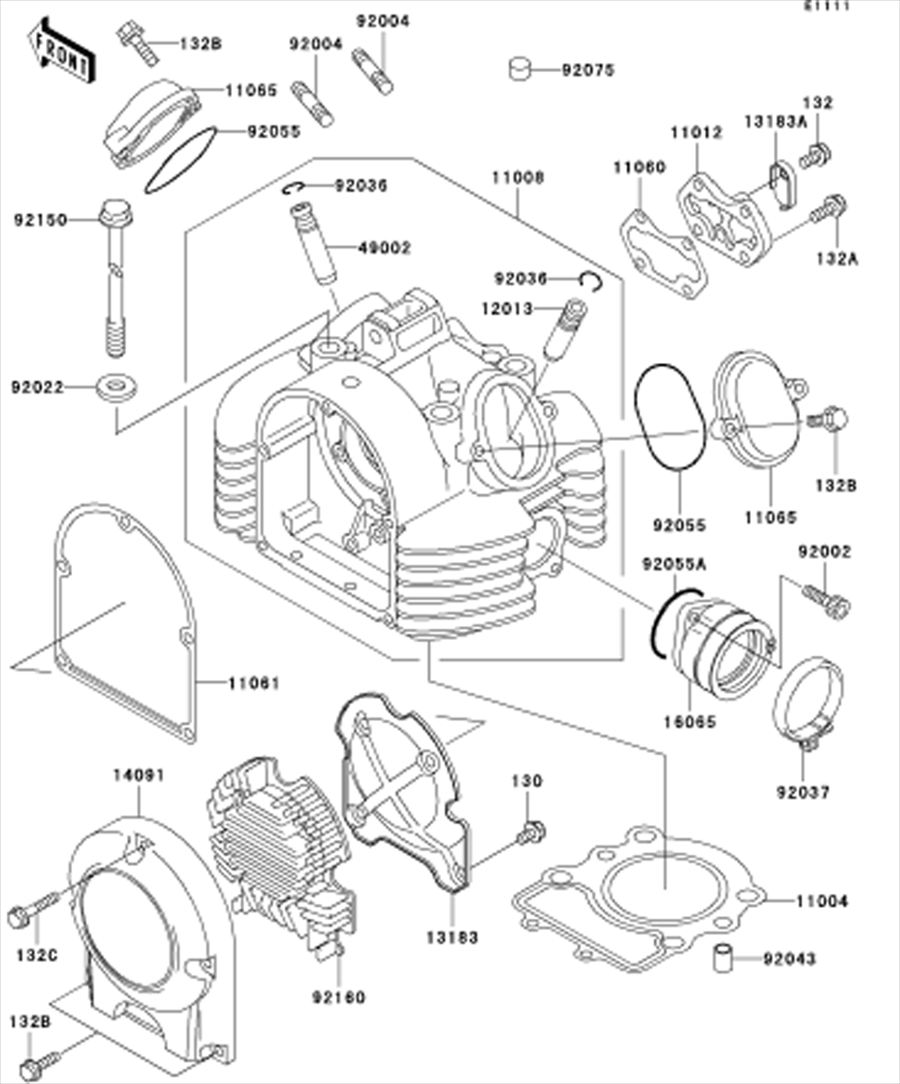 Kawasaki カワサキ 純正部品 11012-1813 キャップ、オイル