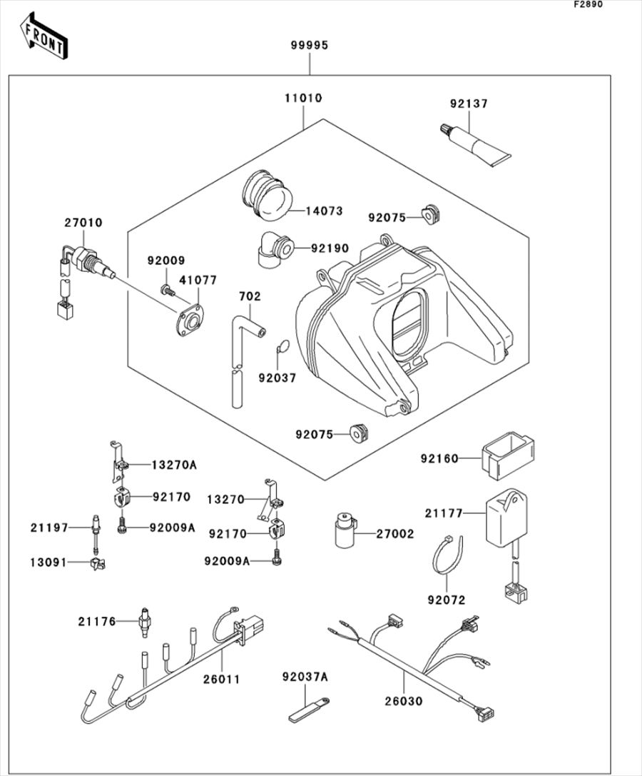 Kawasaki カワサキ 純正部品 27045-5034 スイッチアッシ