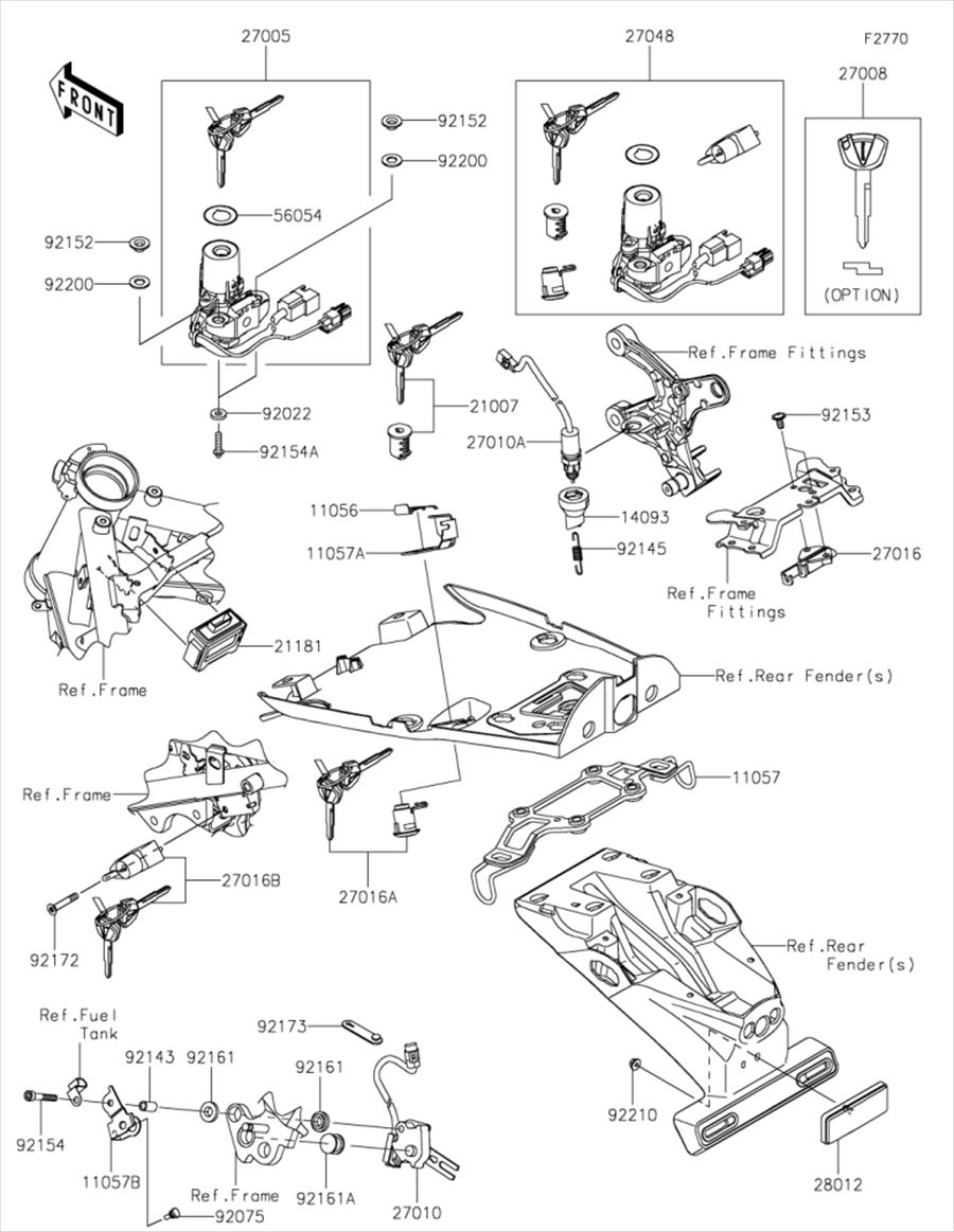 Kawasaki カワサキ 純正部品 27048-5131 スイッチアッシ 32,196円