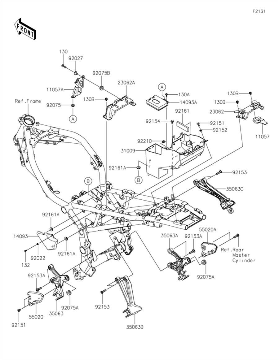Kawasaki カワサキ 純正部品 31009-0007 ケースコンプ(バッテリ)