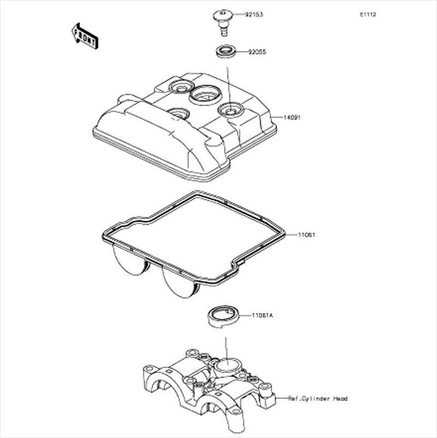 Kawasaki カワサキ 純正部品 14091-1631 シート(スプリング)